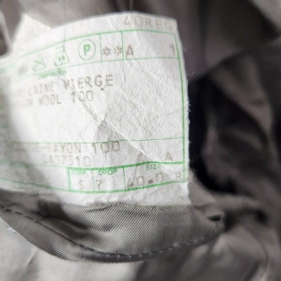 Mani by Giorgio Armani Mens Virgin Wool Blazer Size 40R - Picture 10 of 10